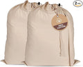LFH Home Large Premium 100% Cotton Canvas Laundry Bag by LFHHomePrivateLimited