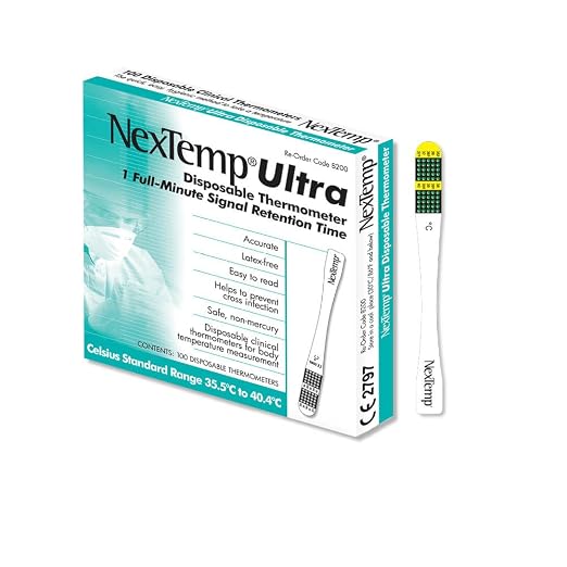 Ultra Single-Use Thermometers: Individually Wrapped 100-pack, Provides Superior by NexTemp