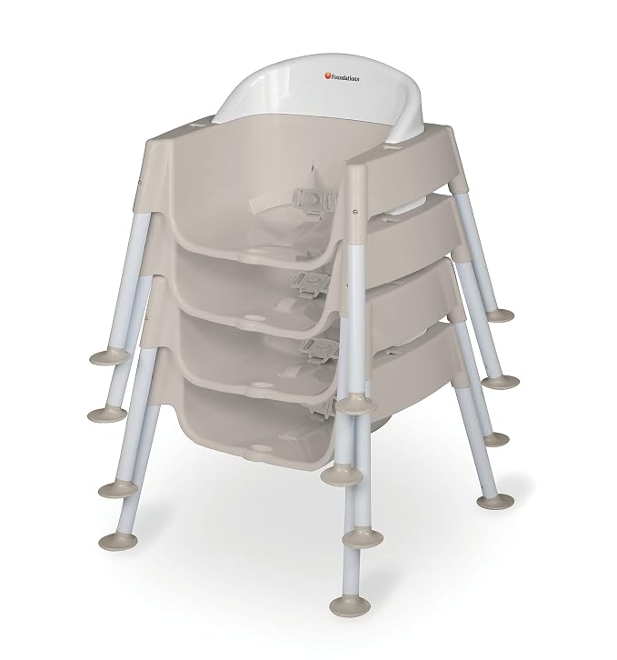 Foundations Secure Sitter 7" Feeding Chair, Stable “No Tip” Feet, 3-Point - Image 6