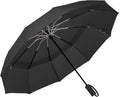 LANBRELLA Compact Reverse Folding Umbrella Auto Windproof Travel Umbrella by LANBRELLA