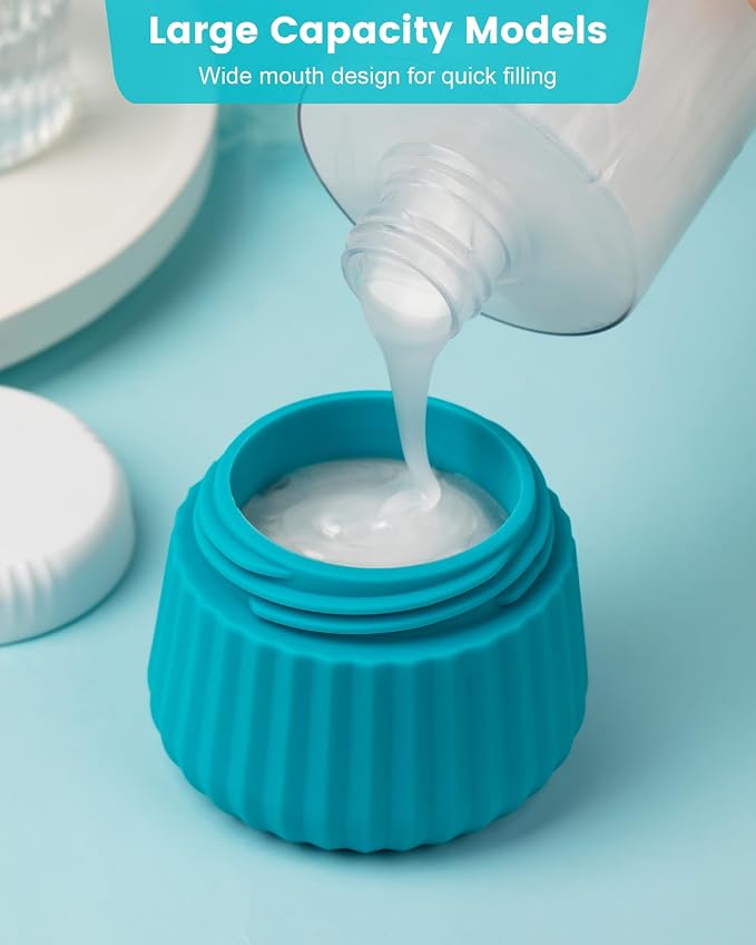 Travel Containers for Toiletries 4 Pack, TSA Approved Travel Size Toiletries - Image 3