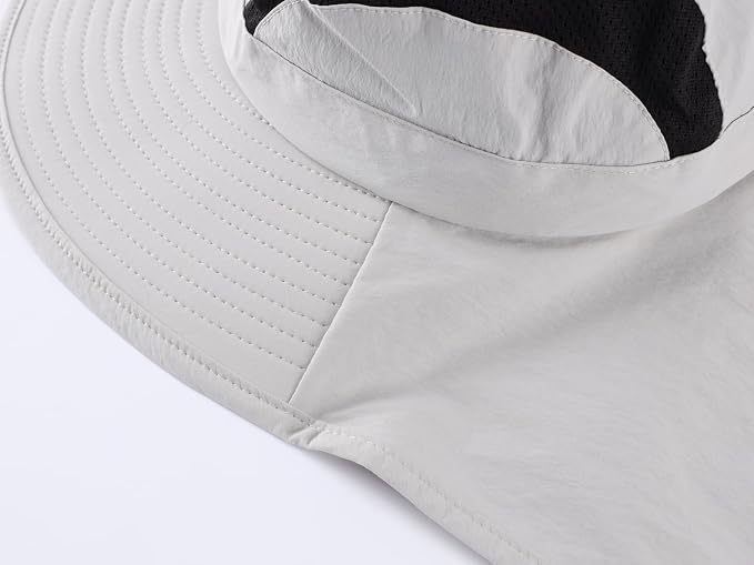 Home Prefer UPF 50+ Sun Hats for Men Women Wide Brim Fishing Hat - Image 8