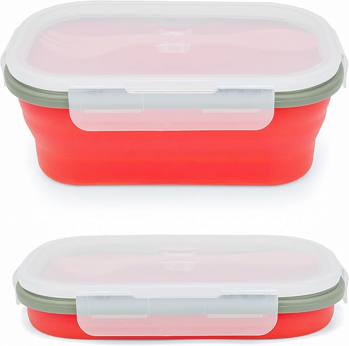 1000ml Collapsible Bento Lunch Box by Lunbengo