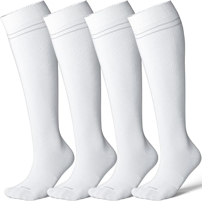 LEVSOX Compression Socks for Pregnant Women 20-30 mmHg Knee High Cute Funny by Levsox