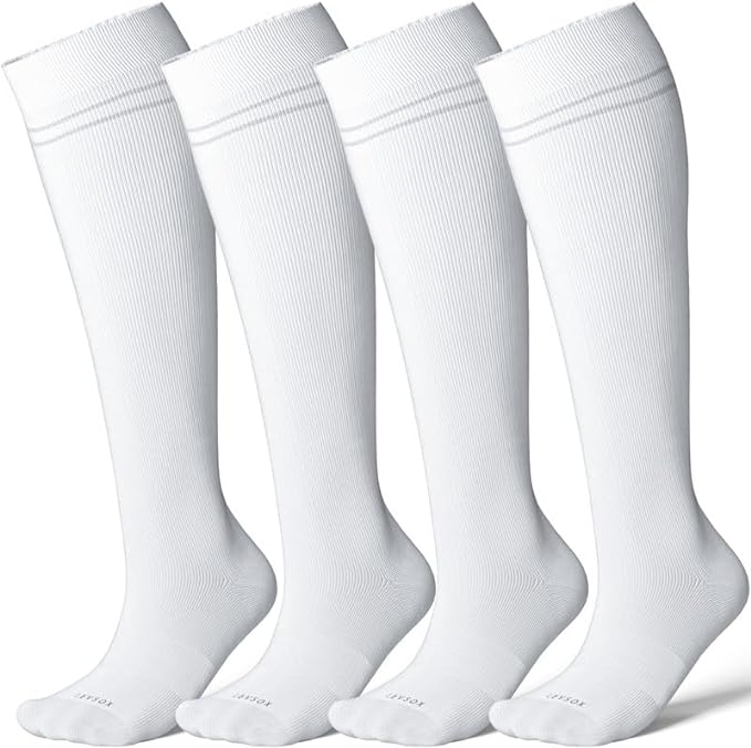 LEVSOX Compression Socks for Pregnant Women 20-30 mmHg Knee High Cute Funny by Levsox