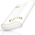 4-Layer King, Contour Pillow, Side Sleeper Pillow, Orthopedic Pillow, Neck by ROYALTHERAPY