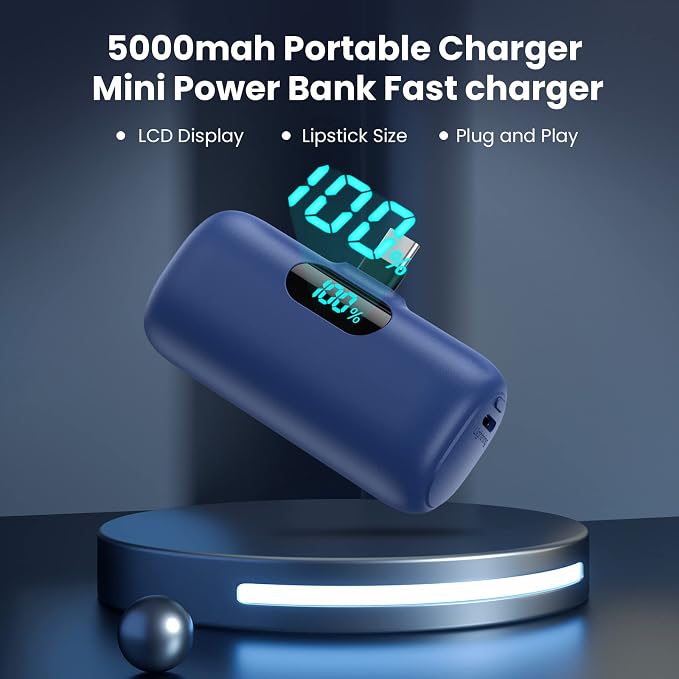 Mini Portable Charger 5000mAh Power Bank, 3A PD USB C Cell Phone Portable Power - Image 5