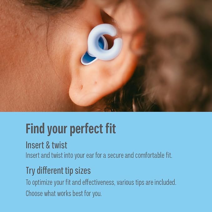 Ear Plugs, Reusable Soft Silicone Plugs - Image 3