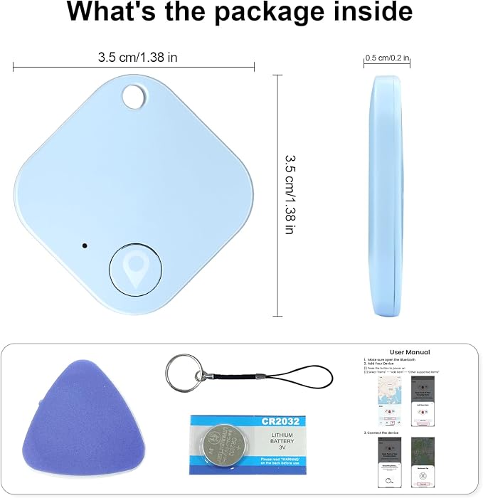 Bluetooth Tracker Tag 4 Pack, Work - Image 6