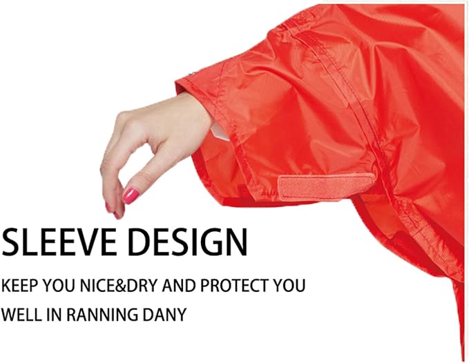 longsinger Rain Poncho for Adult, Waterproof Rain Poncho - Image 5