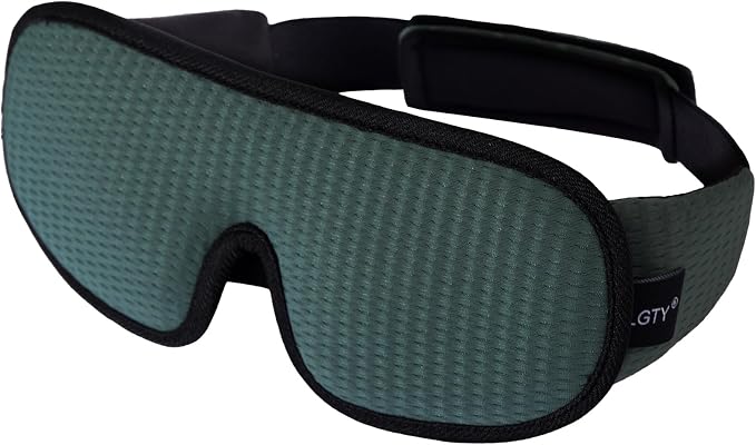 Sleep Mask for Men and Women 3D Contoured Eye Mask Patented Adjustable Light by YLGTY