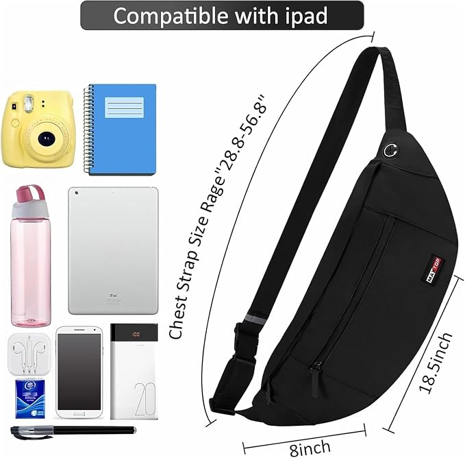 MAXTOP Large Crossbody Fanny Pack - Image 3