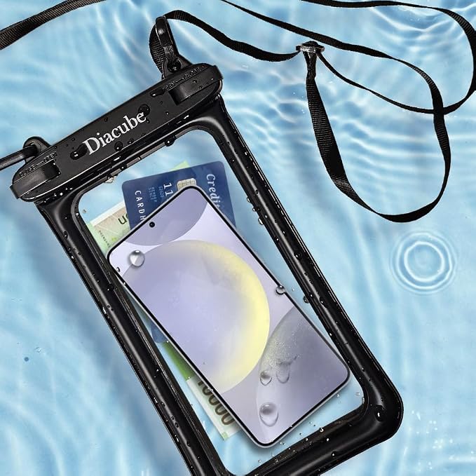 2-Pack Waterproof Phone Pouch, Universal IPX8 Floating Waterproof Case - Image 6