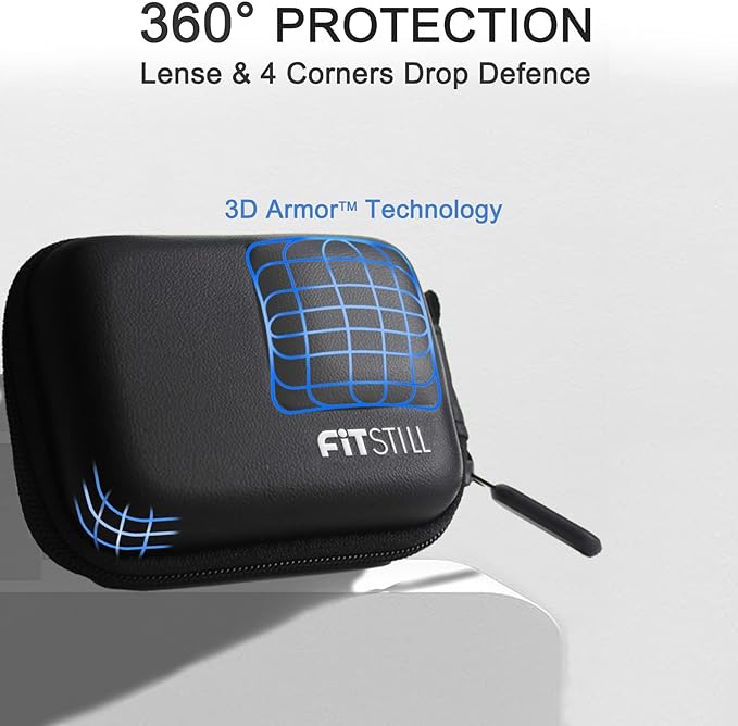 FiTSTILL Black PU Mini Carrying Case - Image 2