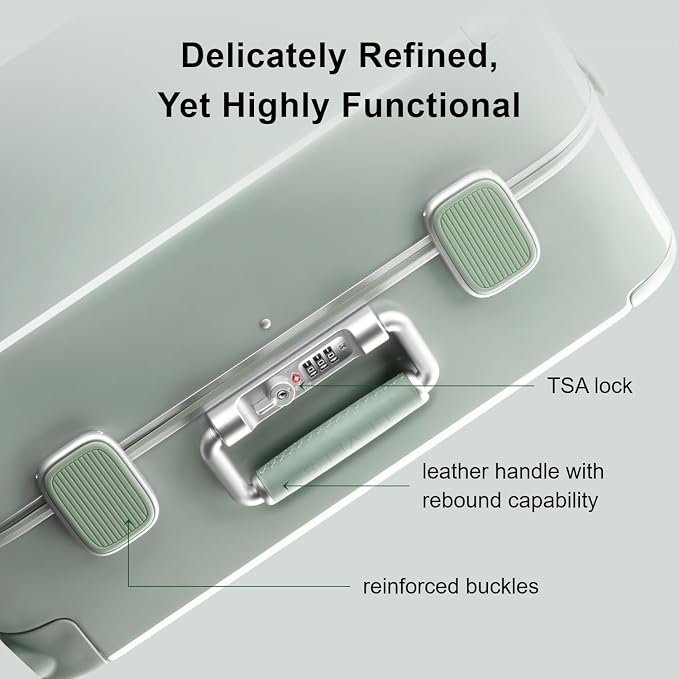 LEVEL8 Zipperless Carry On Luggage Airline Approved - Image 2