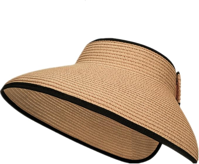 Womens Sun Visor Hat Straw Sun Visors by Unknown