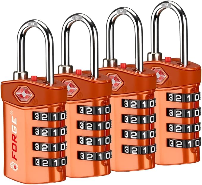 Forge Travel Lock, TSA Approved Luggage Locks by Forge