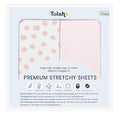 TotAha Premium Stretchy Crib Sheets-Hypoallergenic, Silky Comfort, Buttery Soft by TotAha%7CUnitedStates