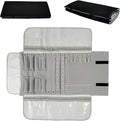 Velvet Travel Jewelry Case Roll Bag Organizer by SCIKHEFT