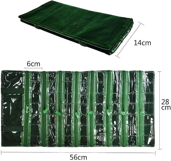 Travel Jewelry Roll Bag Portable Organizer Pouch - Image 3