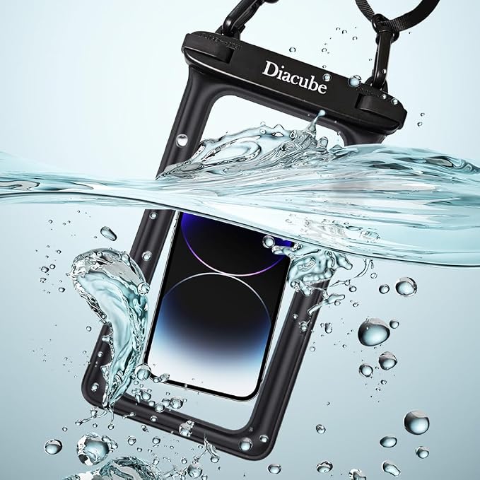 2-Pack Waterproof Phone Pouch, Universal IPX8 Floating Waterproof Case - Image 7