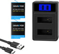 Rechargeable Battery Charger Kit Compatible by GKUGEYGO