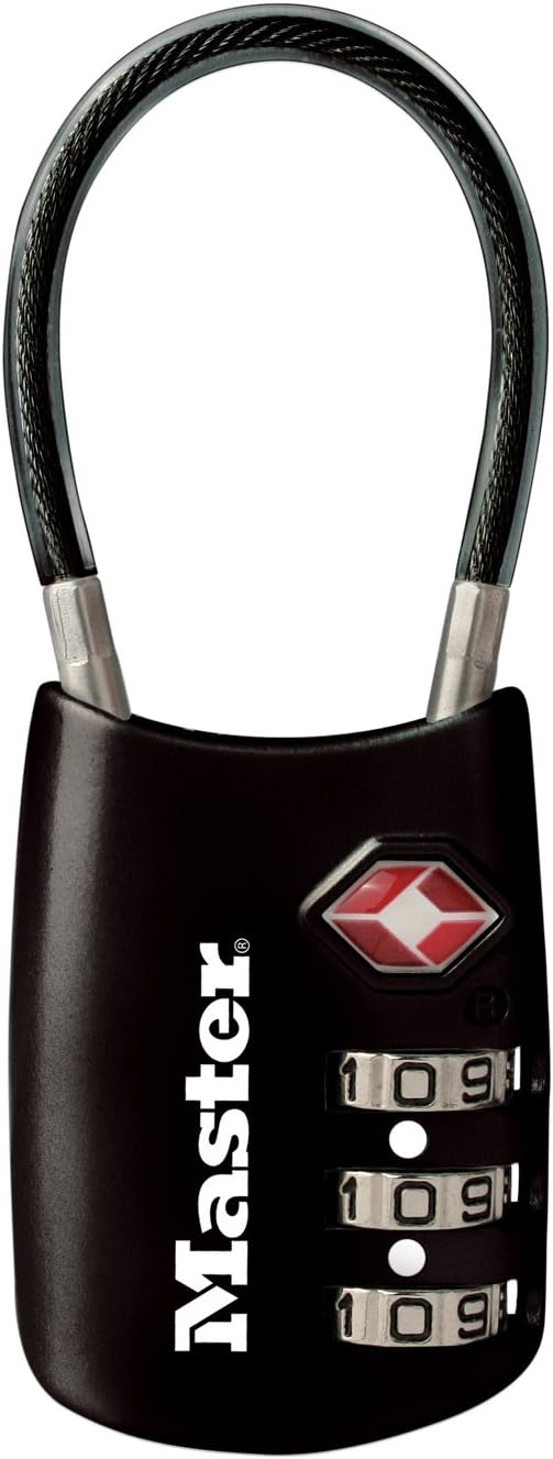 Master Lock 4688D Accepted Set Your Own Combination TSA Approved Luggage Lock by MasterLock