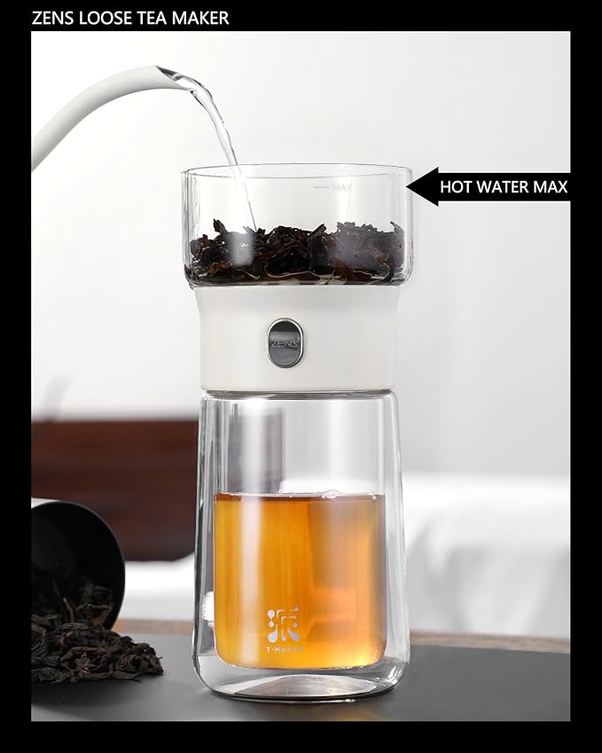 ZENS Modern Tea Pot, Glass Teapot - Image 2