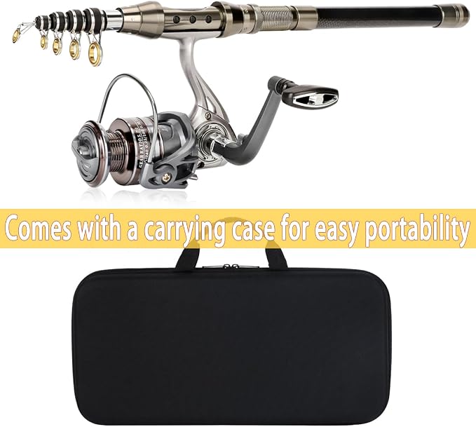 Fishing Rod Telescopic Carbon Fiber Rod Combo - Image 4