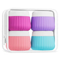 Travel Containers for Toiletries 4 Pack, TSA Approved Travel Size Toiletries by Mrsdry