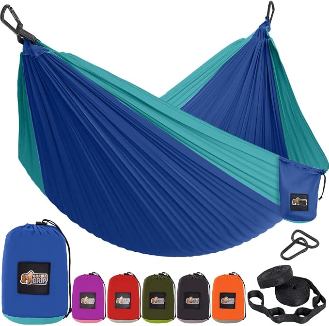GORILLA GRIP Durable Portable Camping Hammock, Holds 500lbs by GorillaGrip