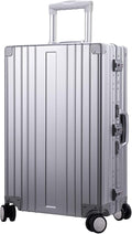 TRAVELKING All Aluminum Luggage Zipperless Hard Shell Luggage Case by TRAVELKING