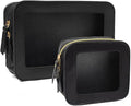 2 Pcs Clear Makup Bag Set by FFpaw