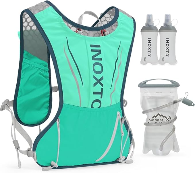 Running Hydration Vest for Men Women Water Backpack for Running 3L Running by IX+INOXTO