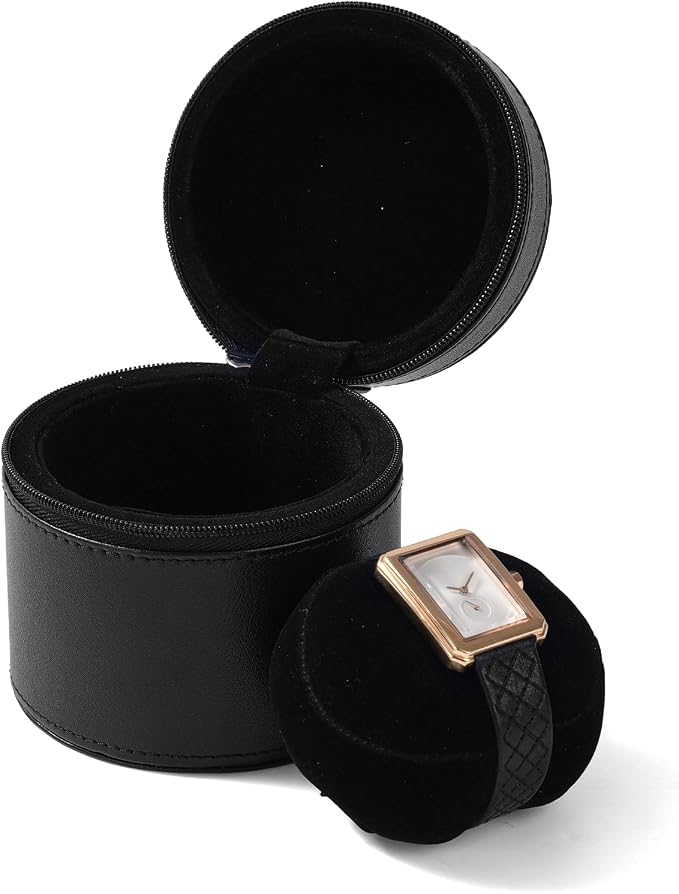 Oirlv Luxury Leather Watch Travel Case Single Watch Case - Image 6