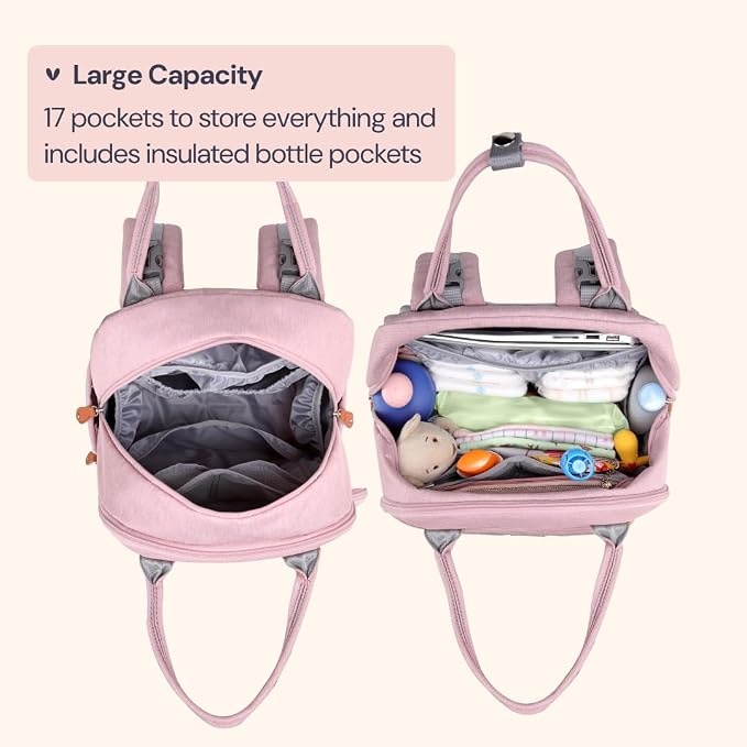 BabbleRoo Diaper Bag Backpack - Image 3
