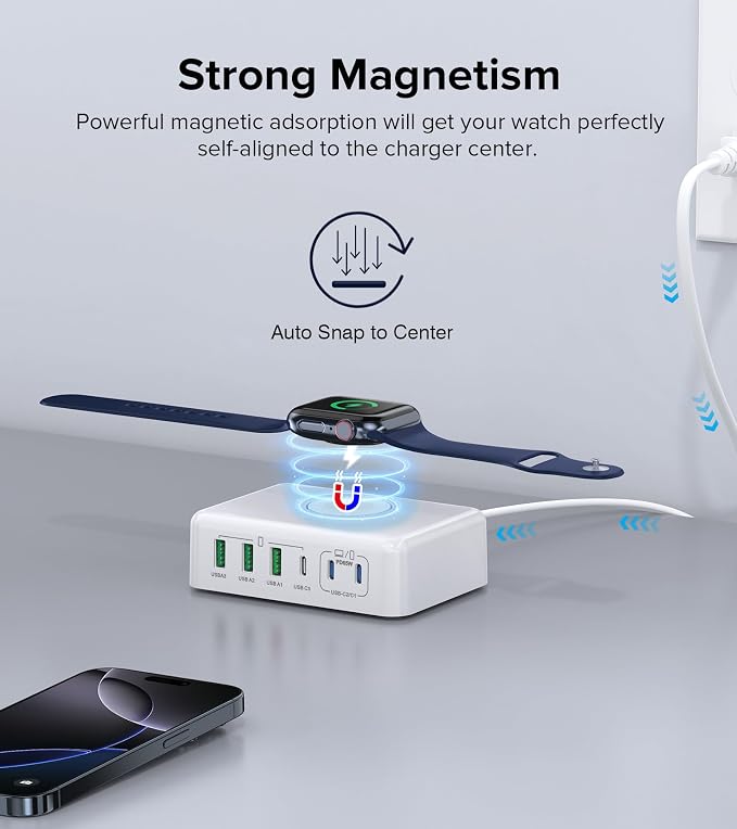 170W USB C Charging Station Block, Travel Charger - Image 4