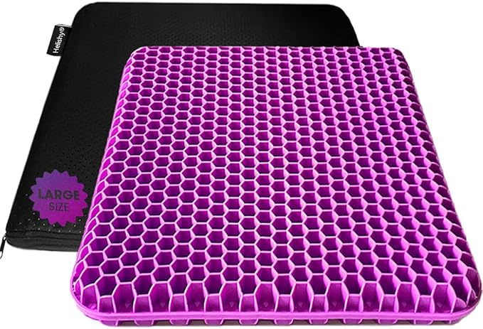 Gel Seat Cushion, Office Seat Cushion Chair Pads by Helishy