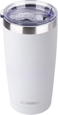 SUNWILL Travel Coffee Tumbler 20 oz, Insulated Mug by SUNWILL