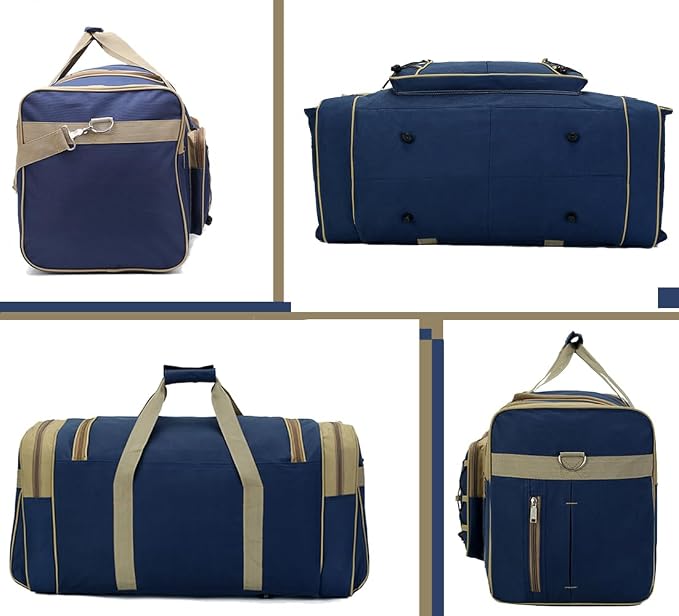 Travel Duffle Bags for Men 26" Weekender Over Night Carry On Bag Lightweight - Image 4