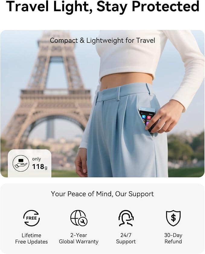 Wooask A9 Translation Earbuds Real Time Support Calls & Hotspot Sharing - Image 8
