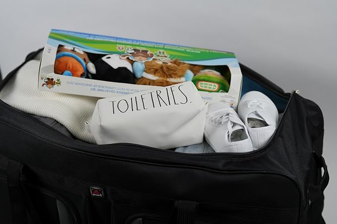 33" Rolling Duffle Bag with Wheels and Handle - Image 8