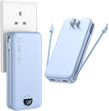 Portable Charger with Wall Plug, 20000mAh USB C Power Bank Fast Charging by Ffnpua