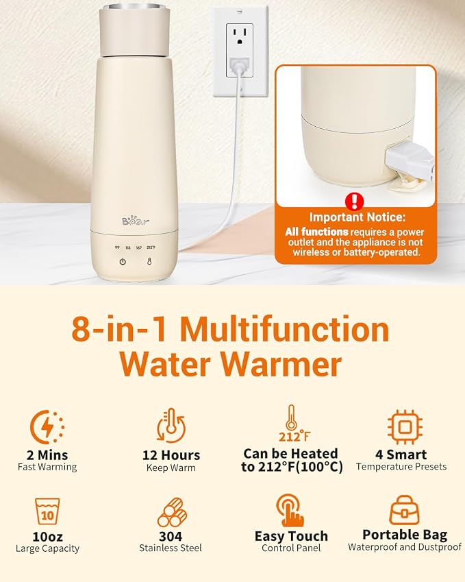 Bear Milk Warmer, Fast Water Warmer - Image 2