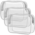 PACKISM Clear Makeup Bag, Waterproof TSA Approved Toiletry Bag Quart Size Bag by Packism