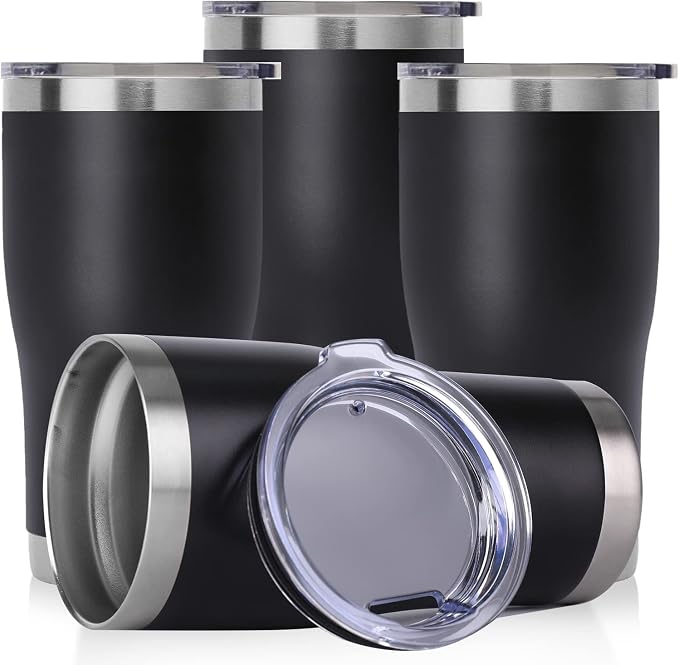 DOMICARE 20oz Tumbler with Lid Stainless Steel Tumblers Bulk, Double Wall by VisittheDOMICARE