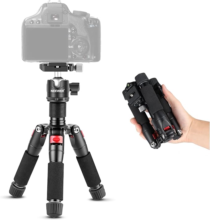 NEEWER Portable Desktop Mini Tripod Aluminum Alloy 20''/ 50cm Desk Tripod by Neewer