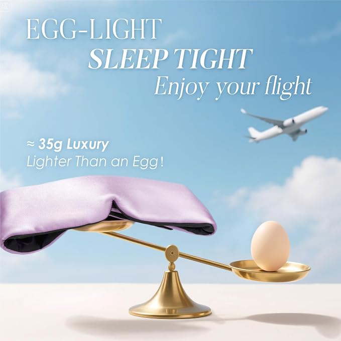 LULUSILK Reversible Mulberry Silk Sleep Mask - Image 7