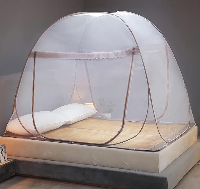 Mosquito Net for Bed, Folded Size 12 inch Portable Camping Travel Mosquito Net - Image 2