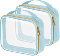 Travel Toiletry Bag, 2 Pack Clear Makeup Bags by FAYORORY